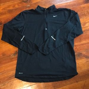 Nike Dri-Fit Running Half Zip Long Sleeve Size M
